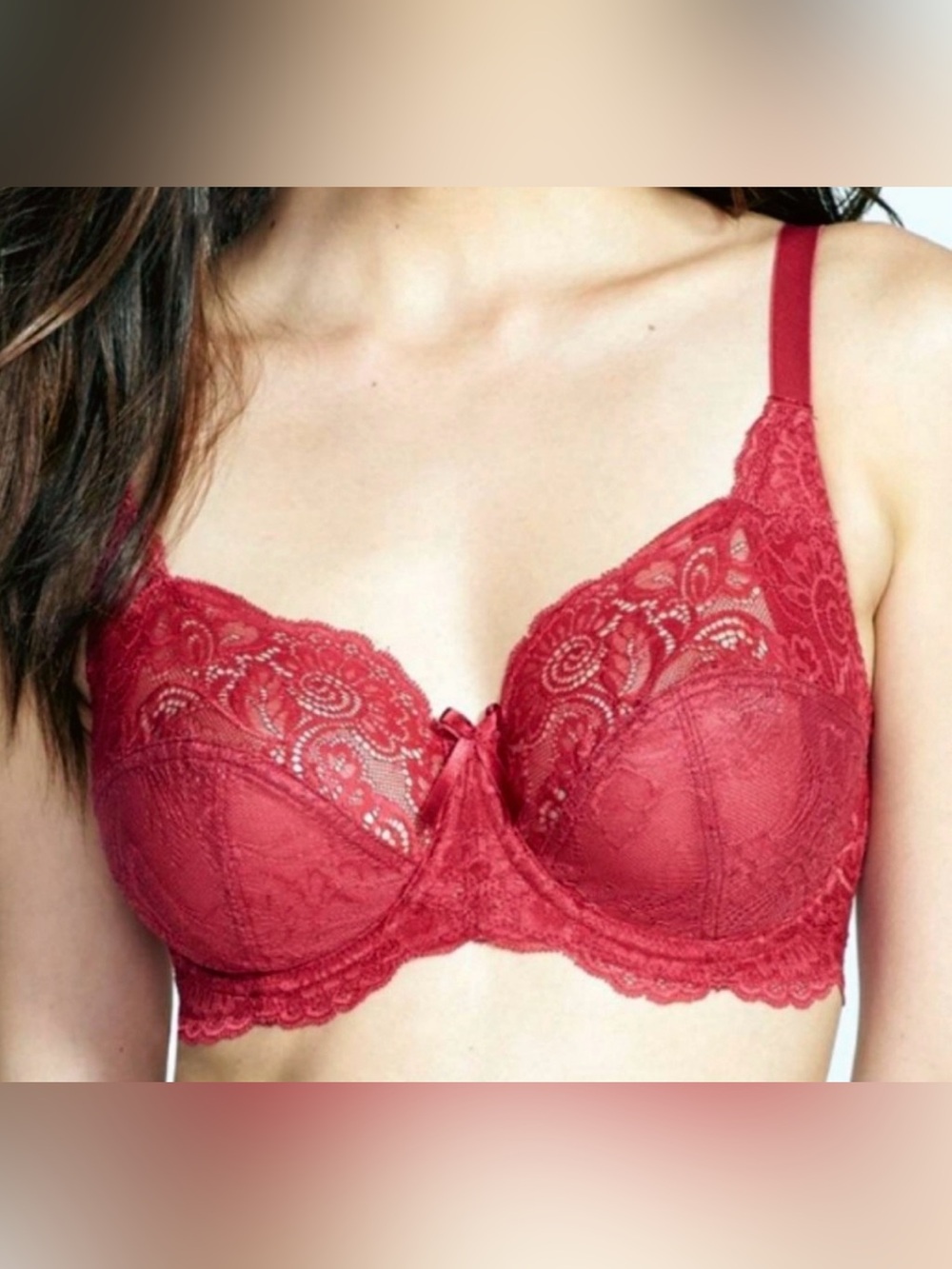 Panache Andorra FullCup Bra in Scarlet 32K NWT